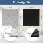 Selbstklebende Akustikplatten aus Polyester – 12/18 Stück