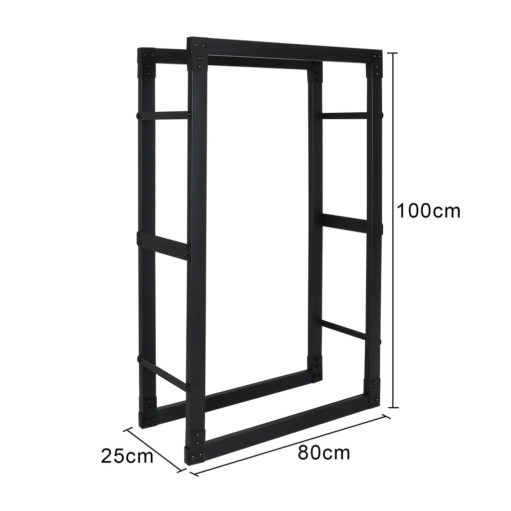 Cecaylie Kaminholzregal aus Metall für Brennholz