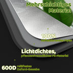 Cecaylie Growzelt 600D Oxford, Growbox Indoor mit reflektierender Folie, 5 Größen, Schwarz/Grün