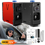 Diesel-Standheizung 8 kW 12–24 V mit Bluetooth, App, LCD & Fernbedienung