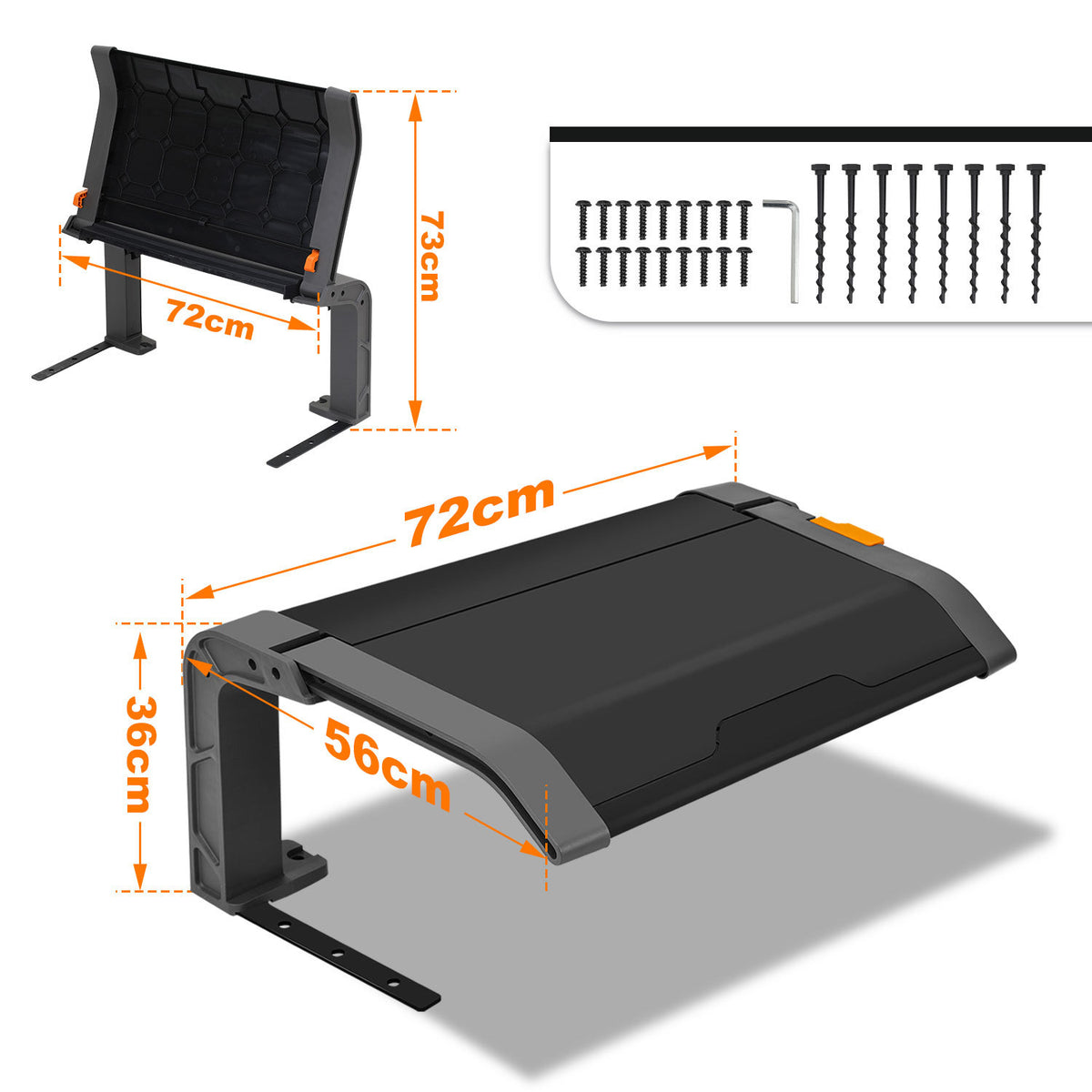 Cecaylie Mähroboter Garage 73×57×40 cm mit klappbarem Dach