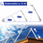 Solarmodul Halterung mit einstellbarem Neigungswinkel von 10 bis 60 Grad