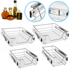 Ausziehbare Teleskopschublade für Küchenschrank 30–60 cm – 2/4/6er Set