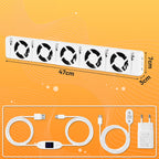 Heizkörperventilator mit Thermostat – 3/5 Lüfter, Mono-, Duo- oder Trio-Set