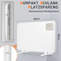 Metall-Infrarotheizung 120W/450W/800W mit Thermostat, WiFi & Fernbedienung