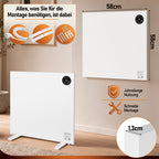 Hybrid Infrarot- & Konvektionsheizung 400W/750W/1000W mit WLAN & App
