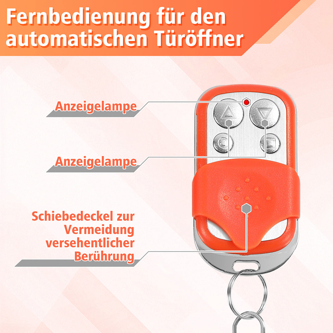 2er Set Torantrieb Fernbedienung 433 MHz – HCS301 Rolling Code Handsender