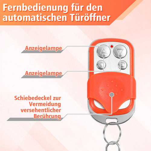 2er Set Torantrieb Fernbedienung 433 MHz – HCS301 Rolling Code Handsender