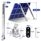 Verstellbare Solarmodul-Halterung aus Aluminium – 38–68 cm, 10–60°