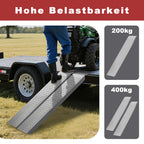 2er Set Stahl-Auffahrrampen 135 cm – 200 kg pro Rampe