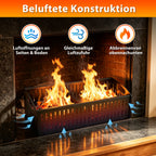 Pellet-Brennkorb 28/48 cm für Kaminofen – Einzel- & Doppelkammer