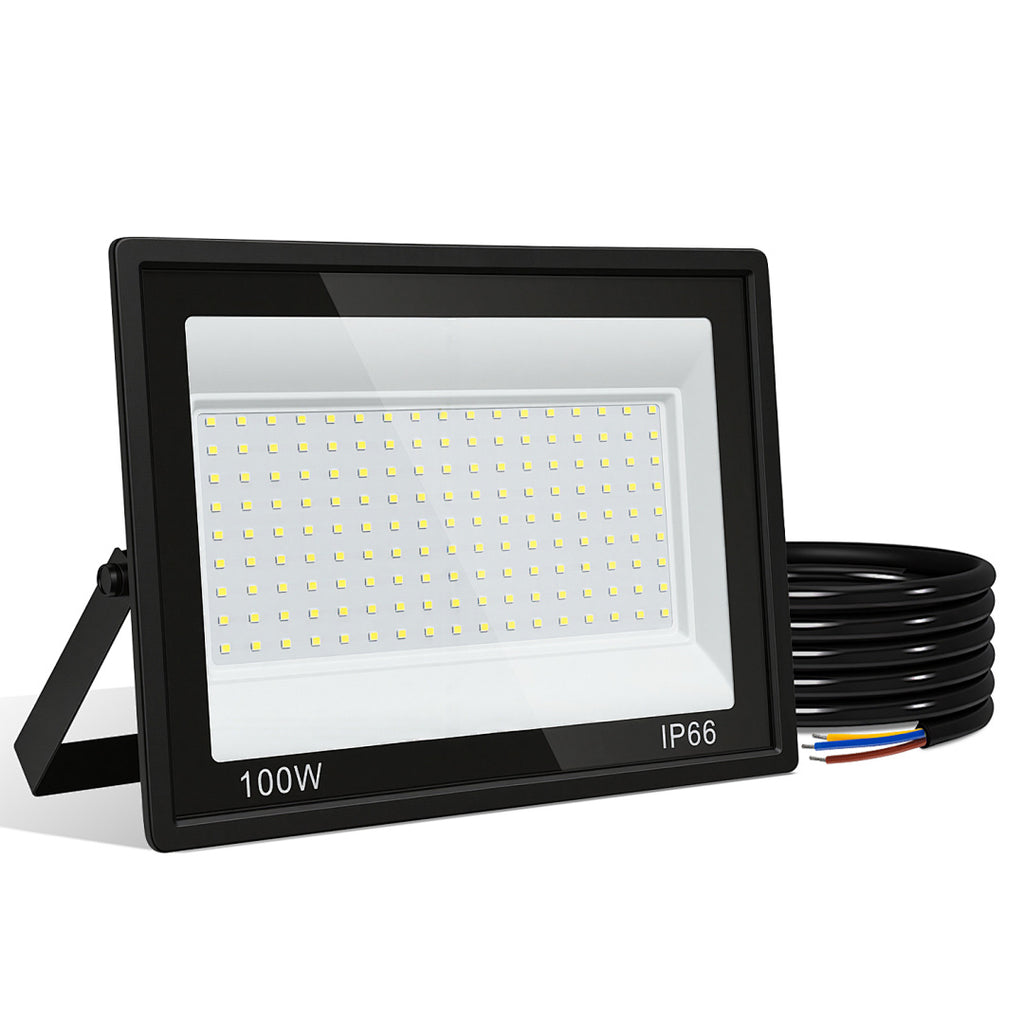 Cecaylie LED Fluter Außenstrahler 10–100W, IP66, 3000K/6000K, LED Flutlicht