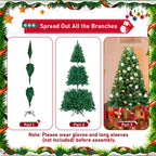 Künstlicher Weihnachtsbaum 120–210 cm – Grün, Weiß, Schnee-Effekt oder LED