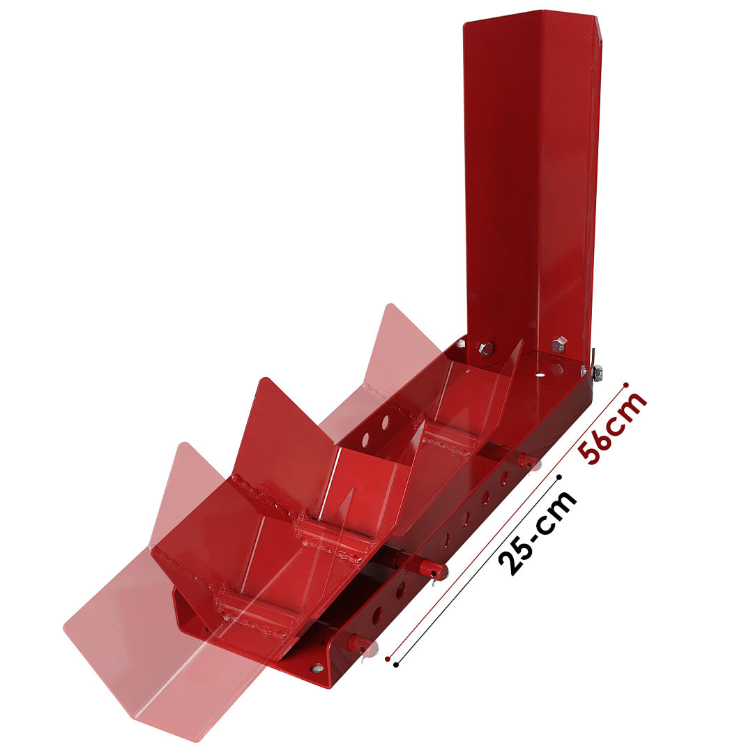 Motorradwippe 590 x 170 x 400 mm für 60 bis 145 mm Reifenbreite