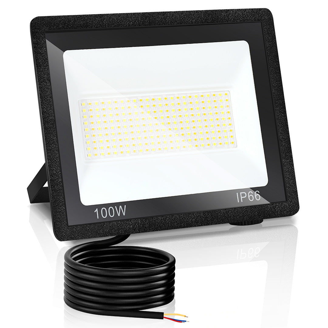 Cecaylie LED Fluter Außen 10–100W, 3 Lichtfarben einstellbar, IP66, 3000/4000/6500K