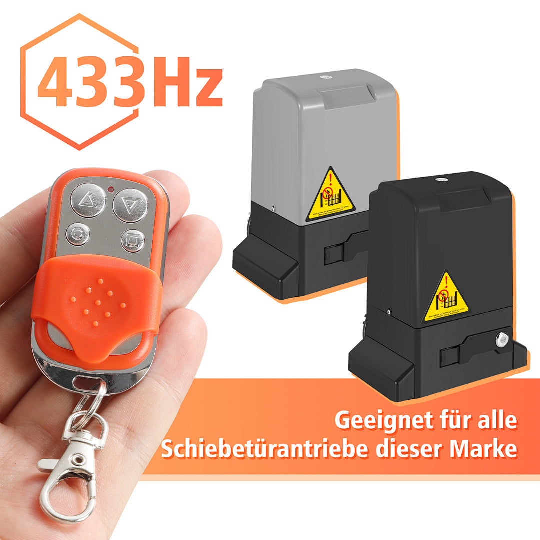 2er Set Torantrieb Fernbedienung 433 MHz – HCS301 Rolling Code Handsender