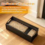 Pellet-Brennkorb 28/48 cm für Kaminofen – Einzel- & Doppelkammer
