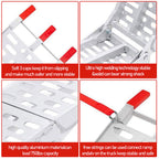 Klappbare Aluminium-Auffahrrampe 226 cm – bis 340 kg