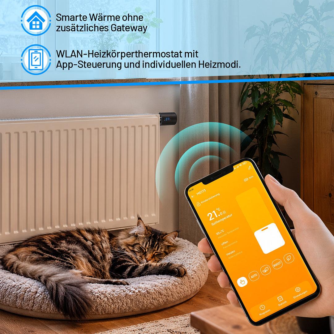WLAN Heizkörperthermostat ohne Gateway
