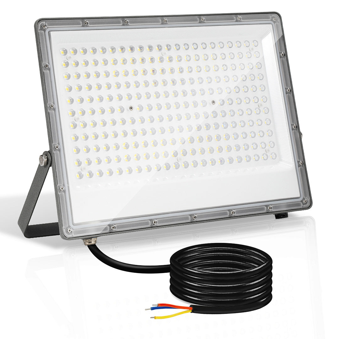 Cecaylie LED Fluter Außen 50–200W, IP65, 6000K Kaltweiß, LED Strahler 1–10 Stück