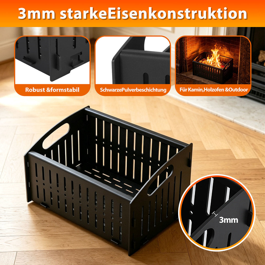 Pellet-Brennkorb 28/48 cm für Kaminofen – Einzel- & Doppelkammer