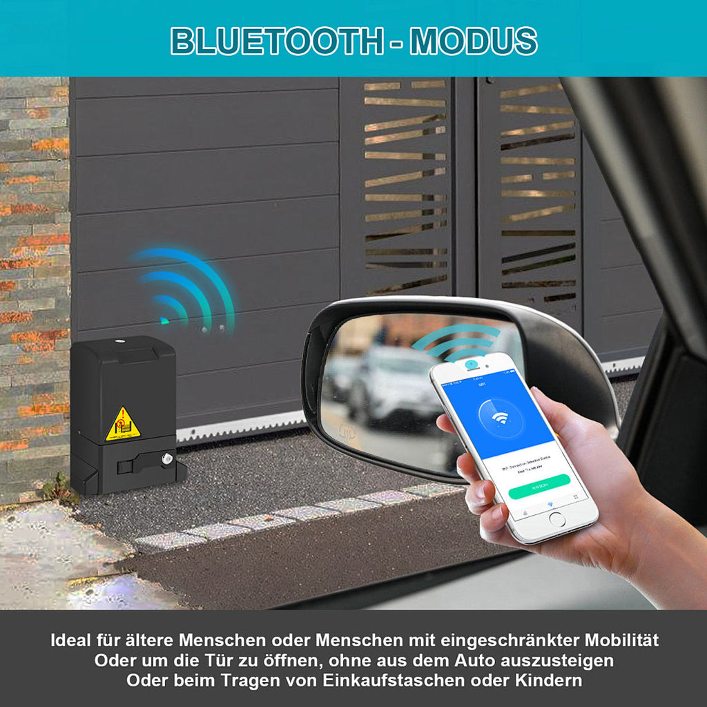 Schiebetorantrieb für Tore bis 800 / 1600 kg – Standard oder WiFi-App