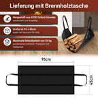 Cecaylie Kaminholzregal aus Metall, 8 Größen für Brennholz