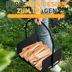Cecaylie Kaminholzregal aus Metall – 3 Modelle für Brennholz