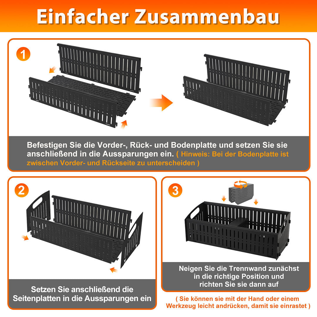 Pellet-Brennkorb 28/48 cm für Kaminofen – Einzel- & Doppelkammer