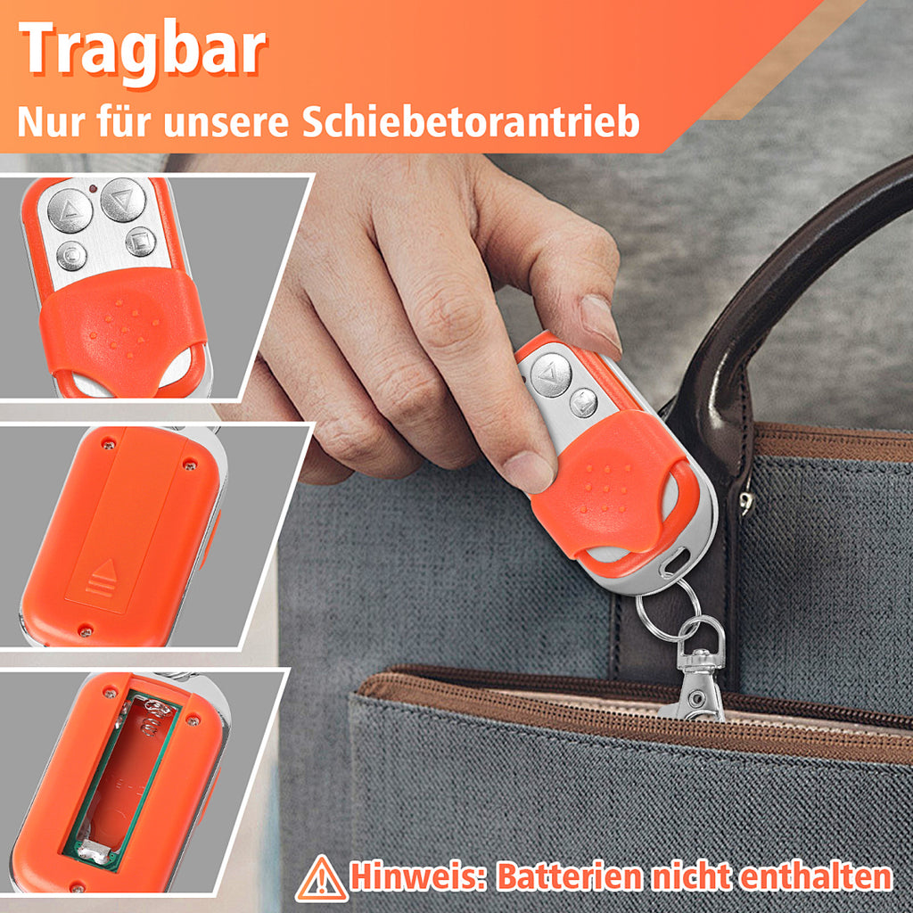 2er Set Torantrieb Fernbedienung 433 MHz – HCS301 Rolling Code Handsender