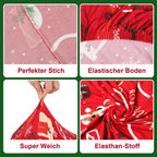 Weihnachts-Stuhlhussen aus Stretch-Polyester – verschiedene Sets & Motive