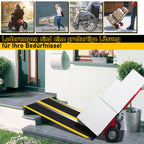 2er Set Aluminium-Auffahrrampen 118 cm – 300 kg pro Rampe