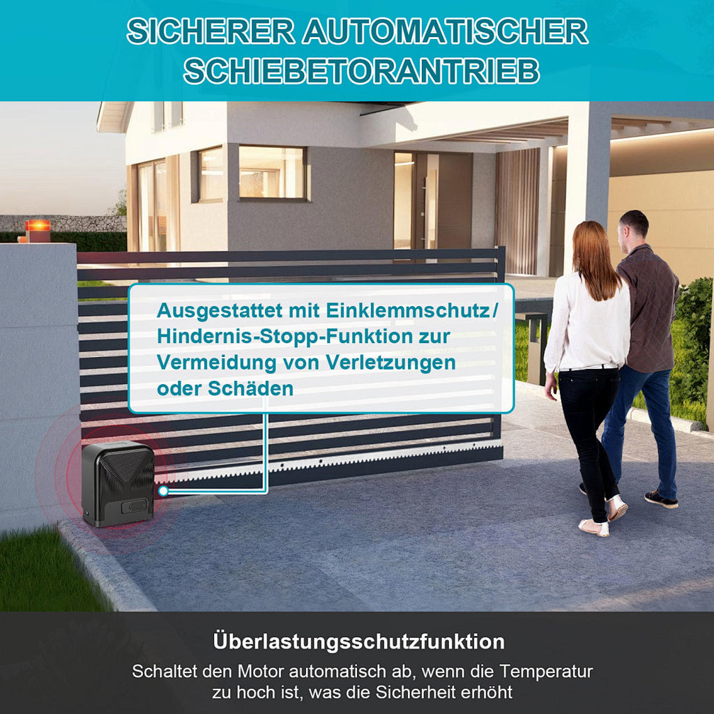 Schiebetorantrieb für Tore bis 800 / 1600 kg – Standard oder WiFi-App