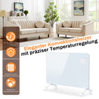 Elektrische Konvektorheizung 2000W/2500W mit App, Fernbedienung & Thermostat