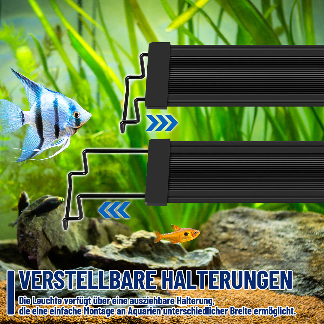 LED Aquariumbeleuchtung RGB Vollspektrum mit Fernbedienung – 12–36 W