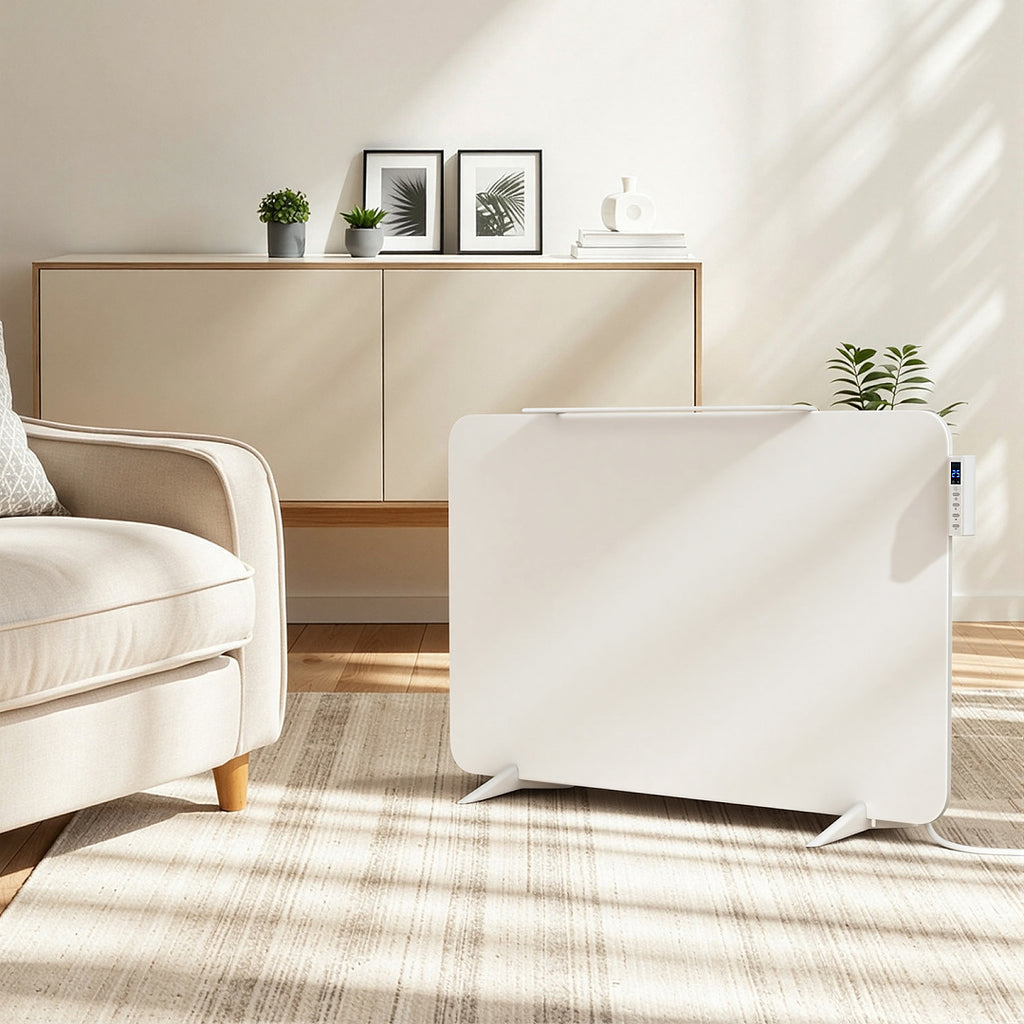 Metall-Infrarotheizung 120W/450W/800W mit Thermostat, WiFi & Fernbedienung