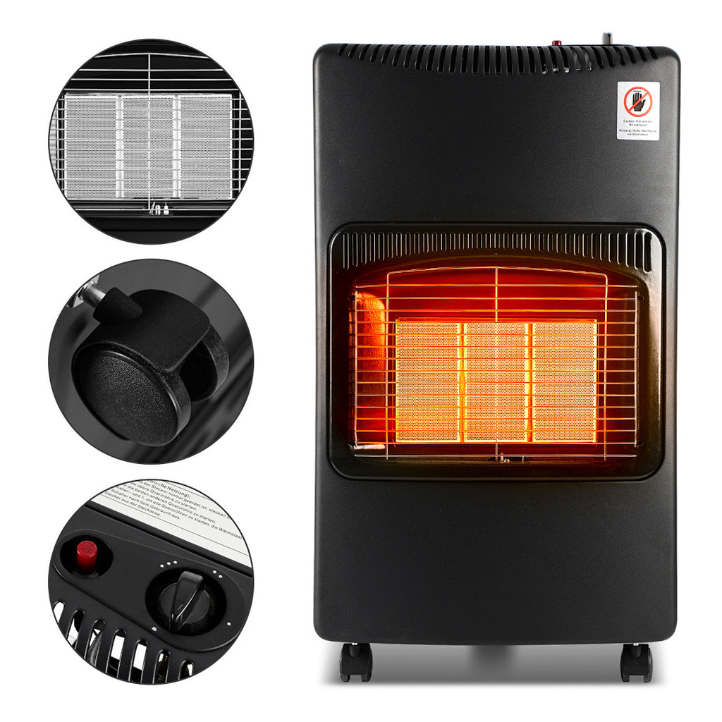 Cecaylie Gasheizung 4,2 kW mit 3 Heizstufen