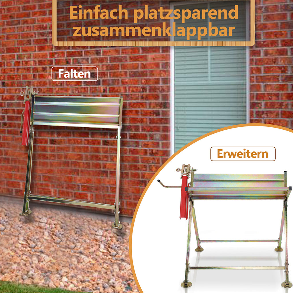 Sägebock mit Kettensägenhalterung – klappbar, bis 150 kg