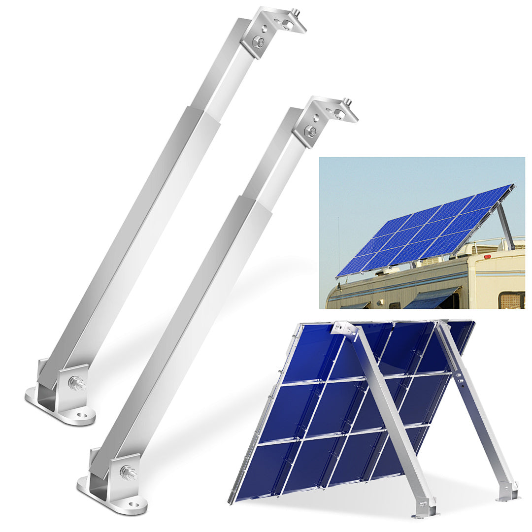 Verstellbare Solarmodul Halterung aus Aluminium 38 bis 68 cm