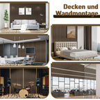 Akustikpaneele 120 × 60 cm mit Holzlamellen – 1–8 Stück