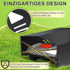 Seitenteil der Mährobotergarage aus verzinktem Stahlblech