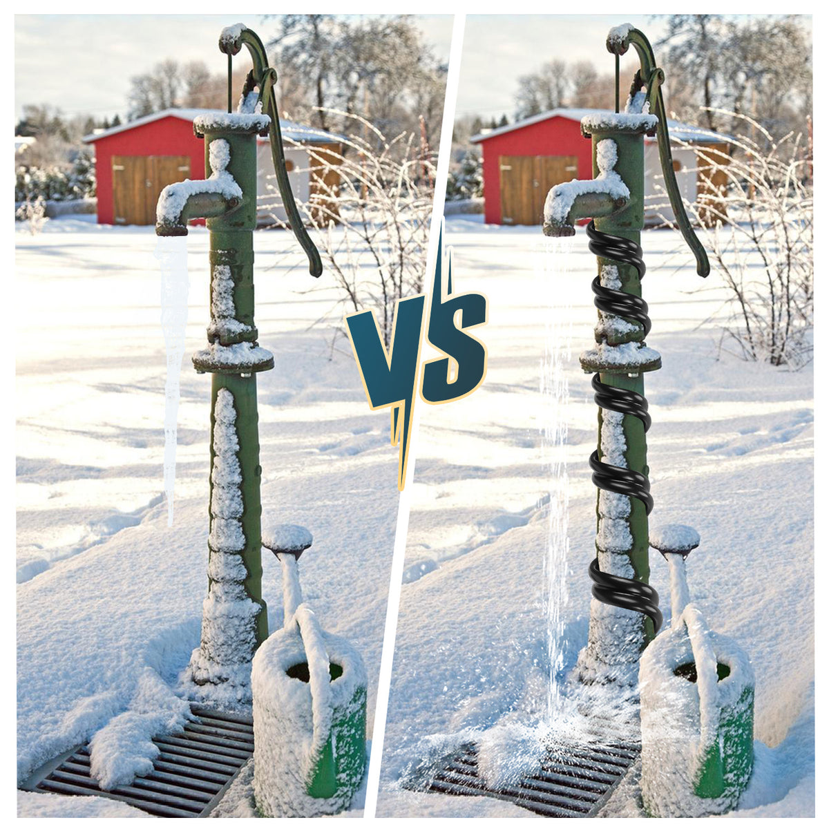 Heizkabel 230V 2–18 m mit Thermostat für Rohrbegleitheizung & Frostschutz