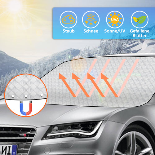 Auto Frontscheibenabdeckung für Sommer & Winter, 140 × 112,5 cm