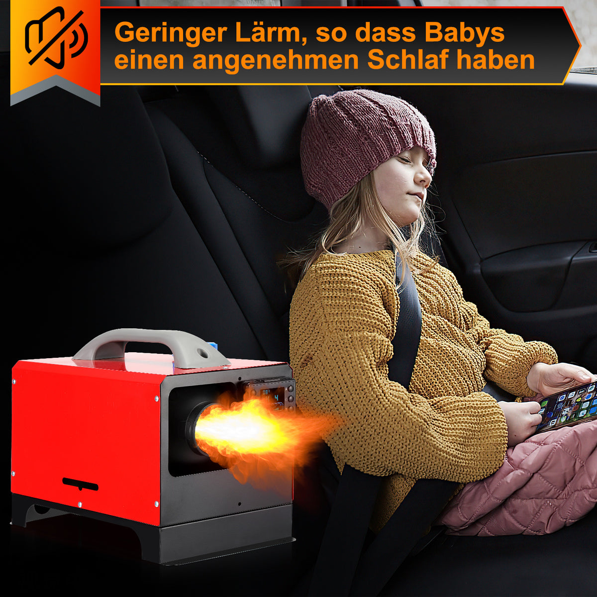 Diesel-Standheizung 8 kW 12 V mit LCD & Fernbedienung
