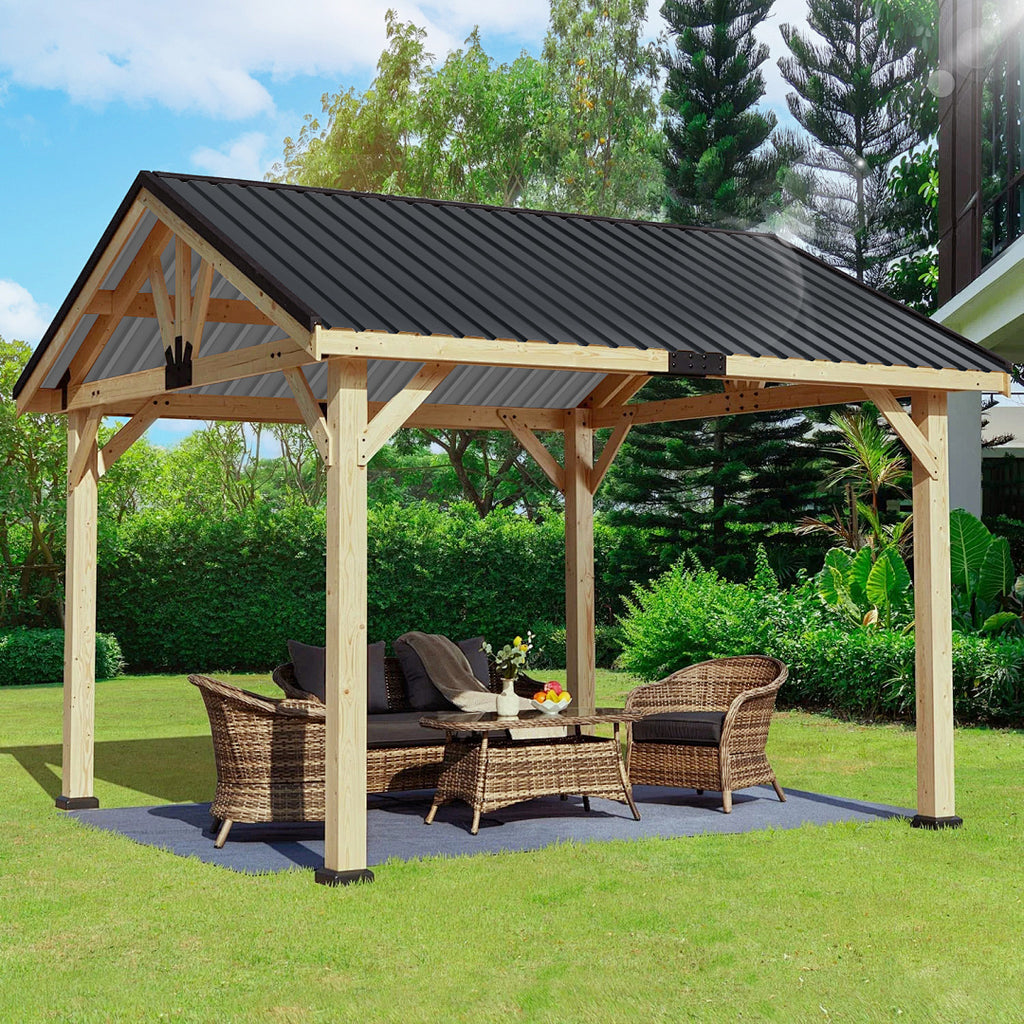 Cecaylie Trapezbleche 115 x 45 cm, verzinkte Stahl-Dachbleche, 12–48 Stück, Grün/Anthrazit