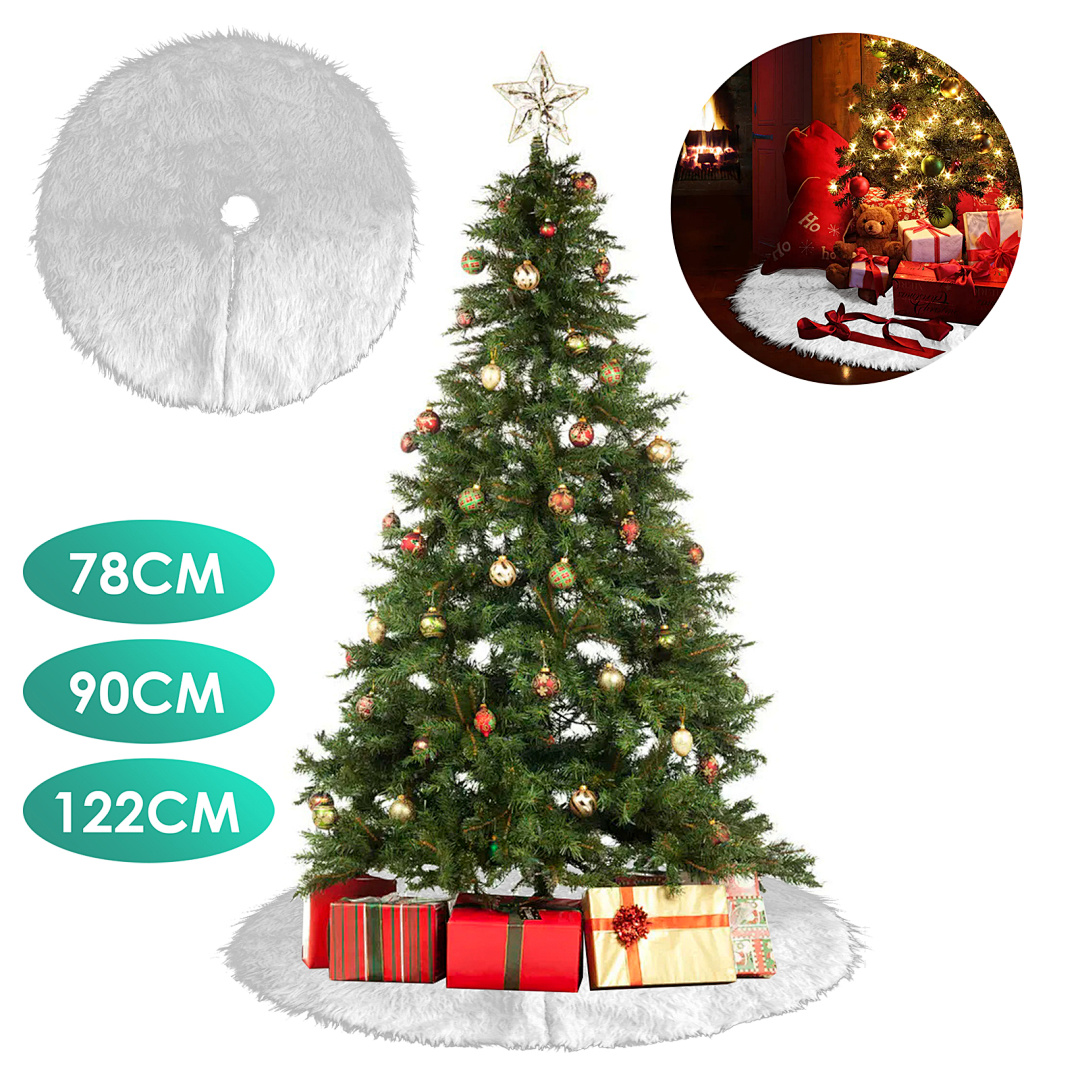 Weihnachtsbaumdecke 78 90 cm runde Baumschürze