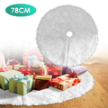 Weihnachtsbaumdecke 78/90/122 cm – Runde Baumschürze für Christbaum und Weihnachtsdeko