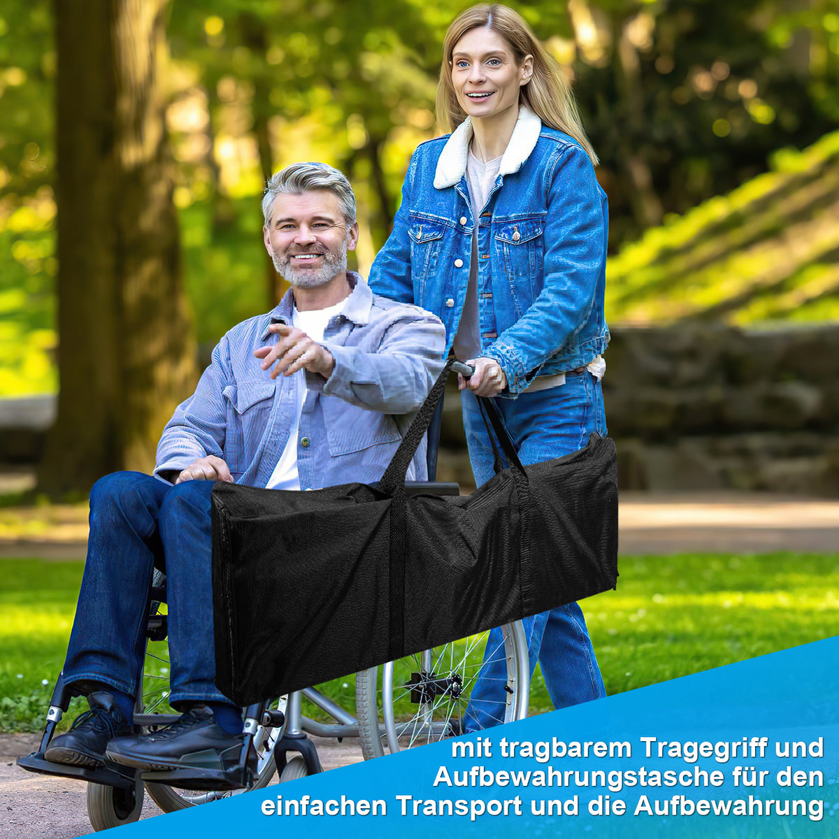 Cecaylie 2er Teleskop-Rollstuhlrampe aus Aluminium, 152/183/213 cm, bis 300 kg
