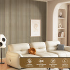 Akustikpaneele 120 × 60 cm mit Holzlamellen – 1–8 Stück