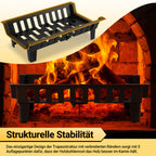 Feuerrost für Kamin & Feuerstelle, 45,5 × 30,5 × 13 cm